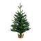 2ft. Pre-Lit Artificial Classic Christmas Tree with 35 Warm White LED Lights in Gold Decorative Planter